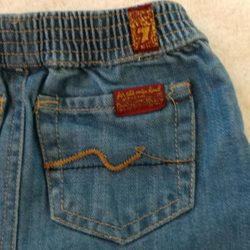 7 for all mankind jeans.  Sz 3-6 months